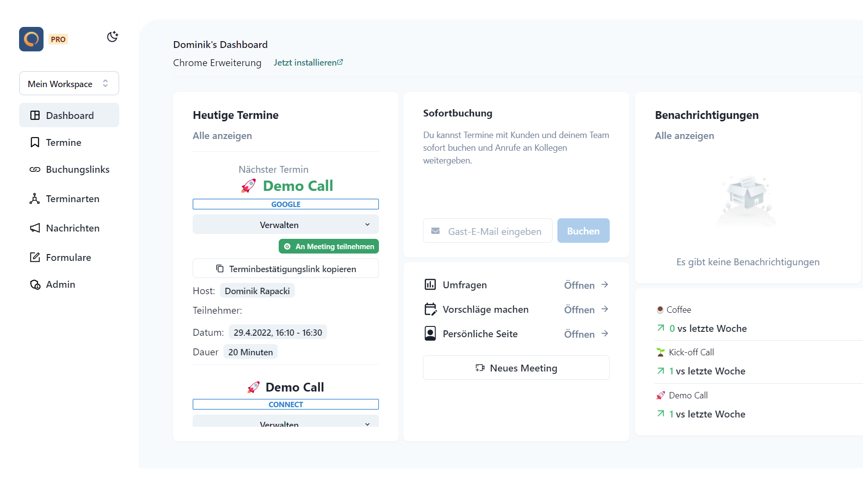 Integration Verknüpfen Sie meetergo und HubSpot noch heute